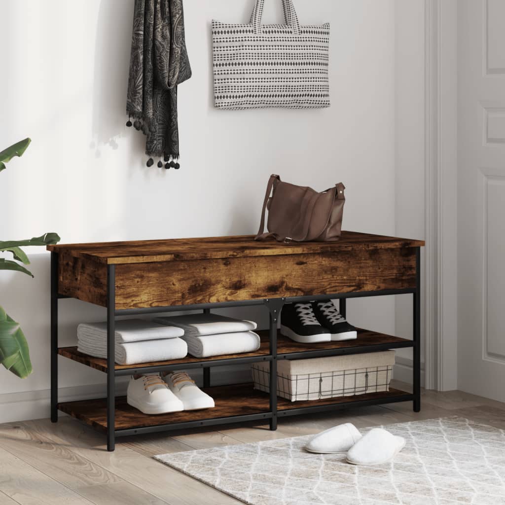 Skobänk 100X42,5X50 Cm Konstruerat Trä
