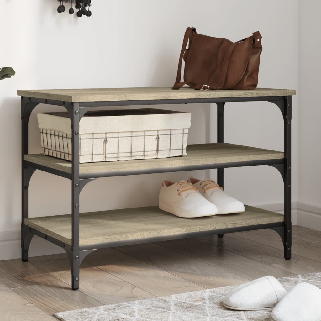 Skobänk 100X38,5X49 Cm Konstruerat Trä