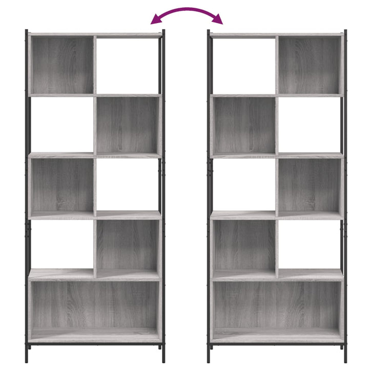 Bokhylla 72X28X172 Cm Konstruerat Trä