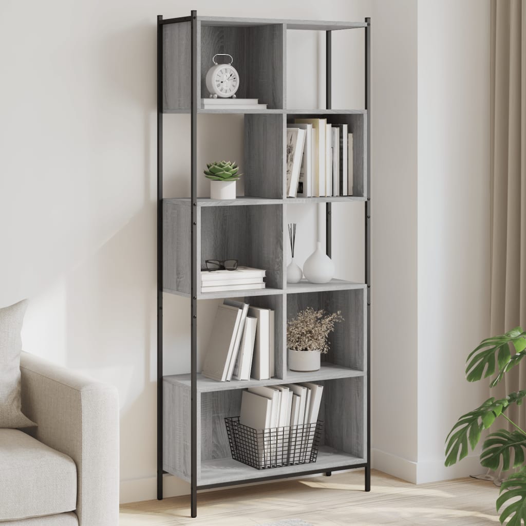 Bokhylla 72X28X172 Cm Konstruerat Trä