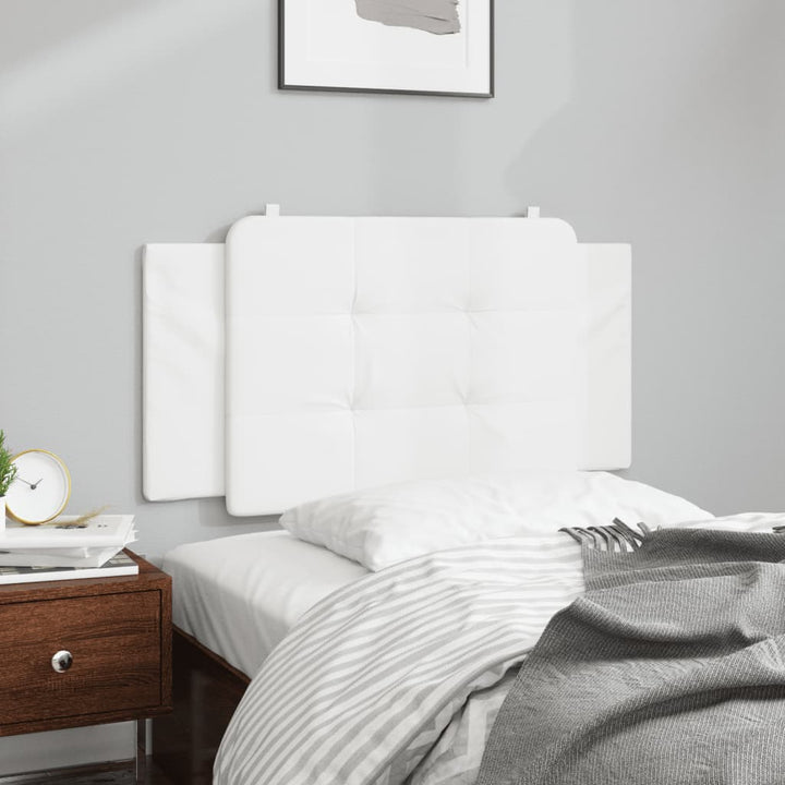 Headboard Cushion &amp;quot;Zadar&amp;quot; White And Black Faux Leather