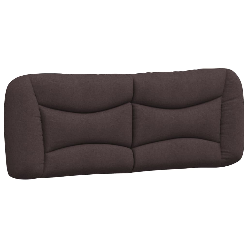 Bed Frame Without Mattress &amp;quot;Hvar&amp;quot; Dark Brown Fabric