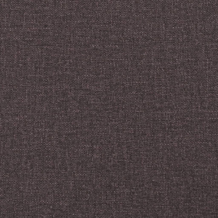 Bed Frame Without Mattress &amp;quot;Hvar&amp;quot; Dark Brown Fabric