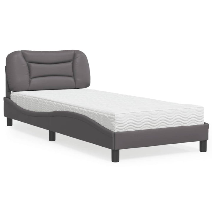 Bed With Mattress &amp;quot;Hvar&amp;quot; Faux Leather