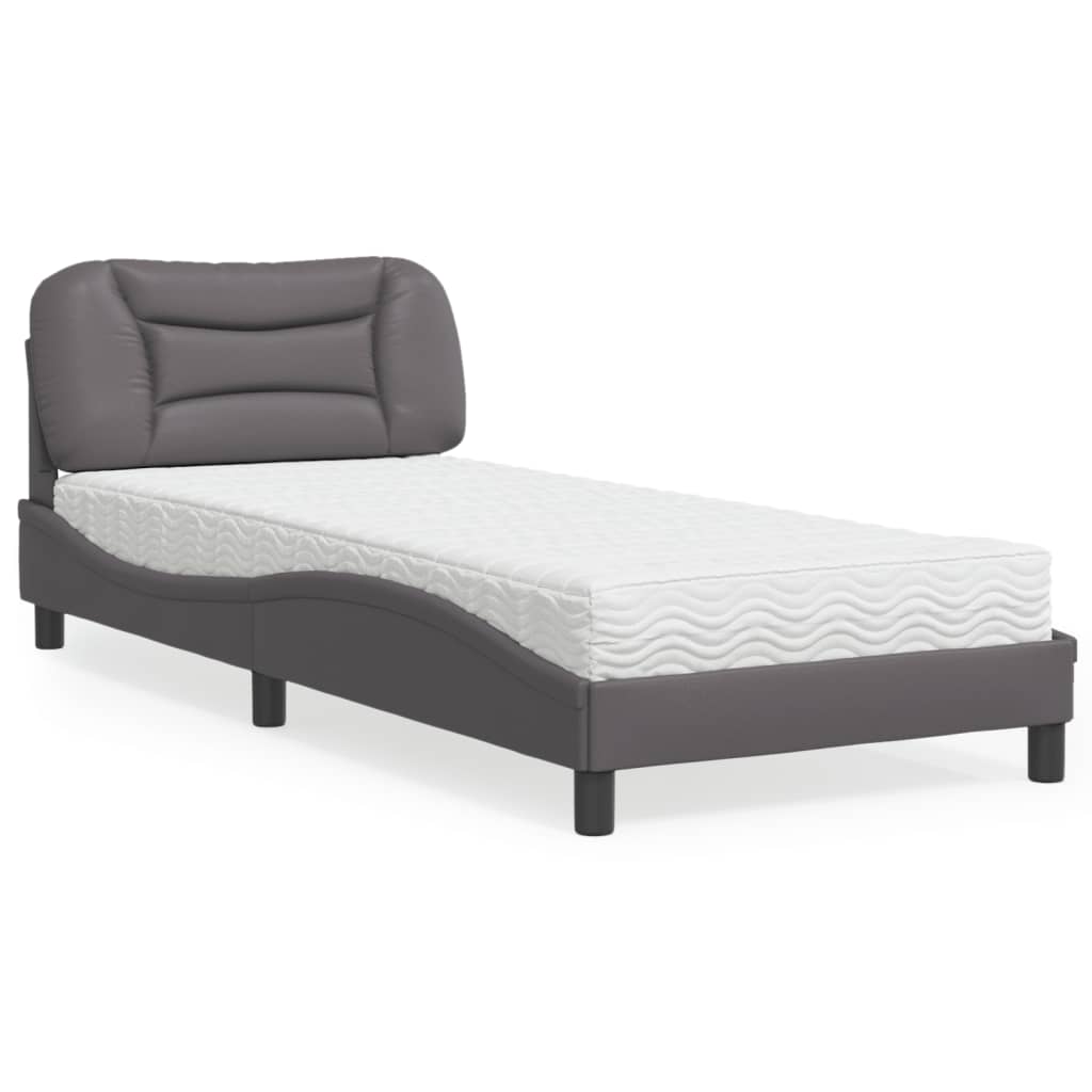 Bed With Mattress &amp;quot;Hvar&amp;quot; Faux Leather
