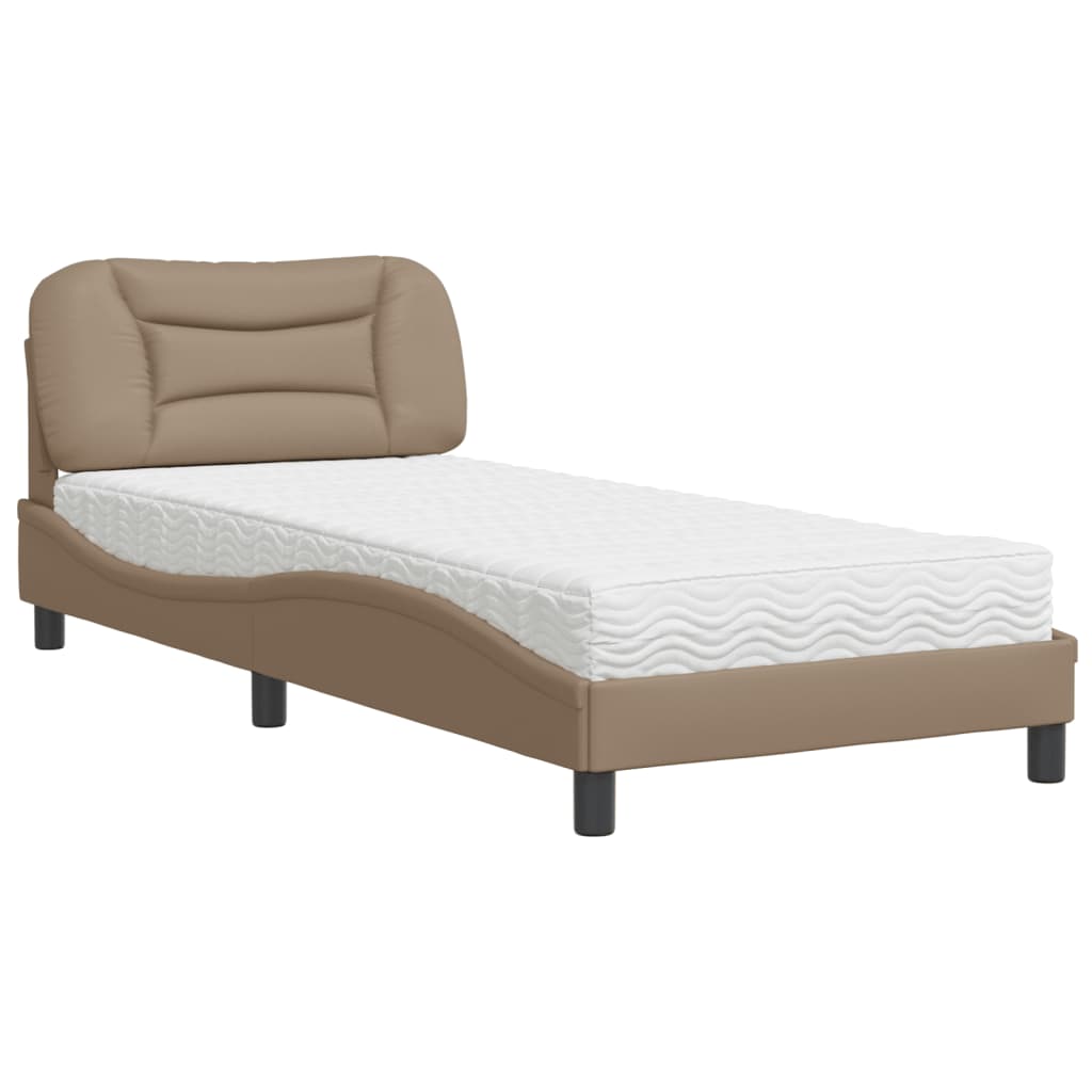 Bed With Mattress &amp;quot;Hvar&amp;quot; Faux Leather