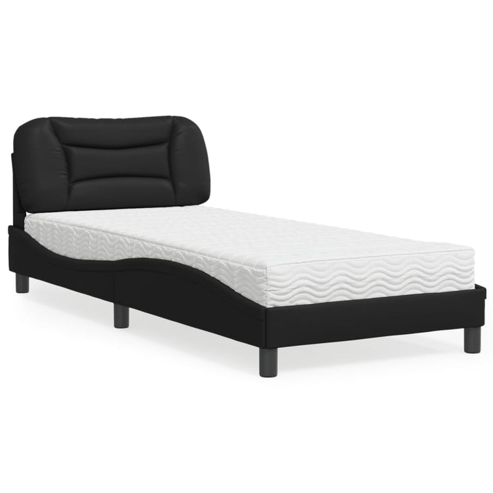 Bed With Mattress &amp;quot;Hvar&amp;quot; Faux Leather