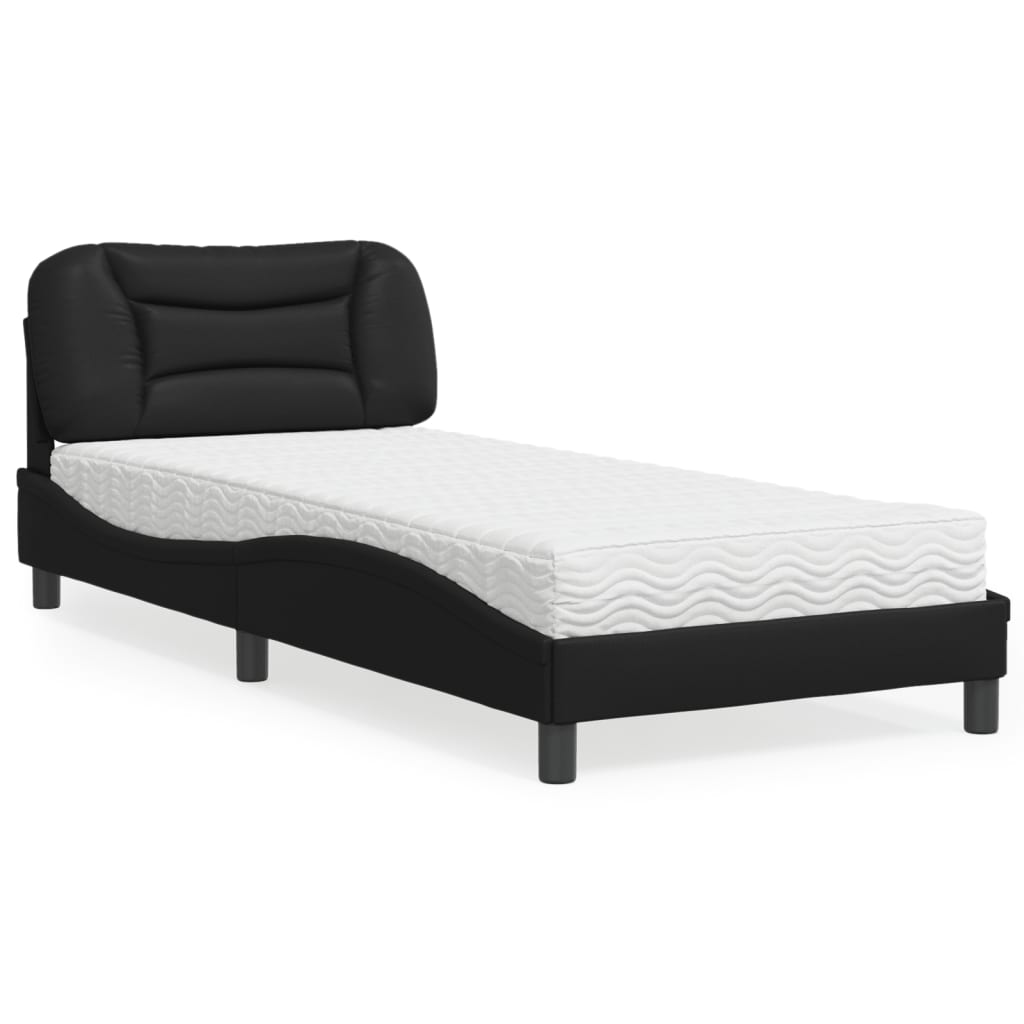 Bed With Mattress &amp;quot;Hvar&amp;quot; Faux Leather