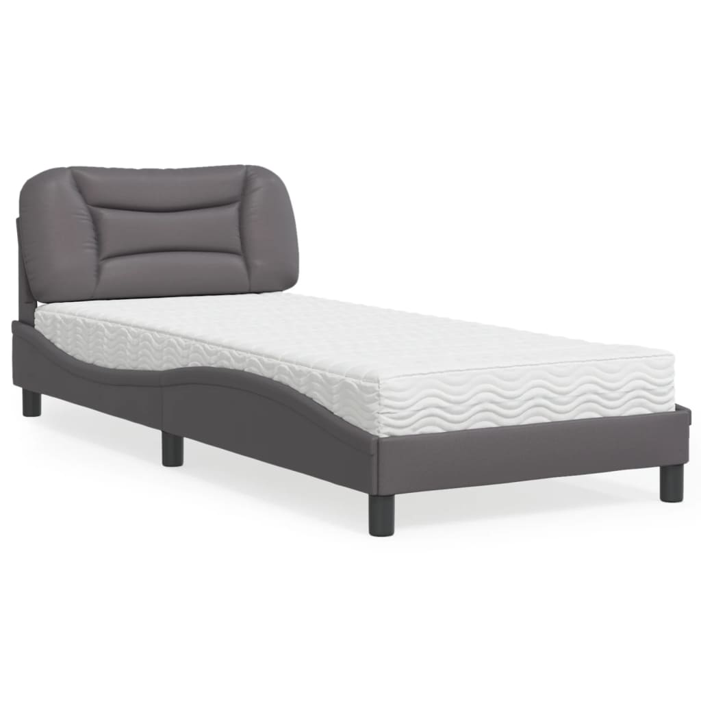 Bed With Mattress &amp;quot;Hvar&amp;quot; Faux Leather