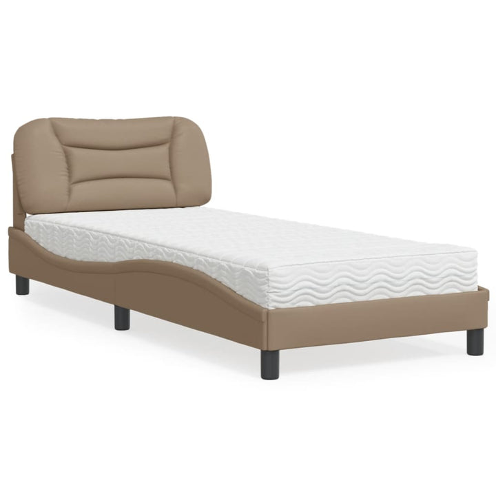 Bed With Mattress &amp;quot;Hvar&amp;quot; Faux Leather
