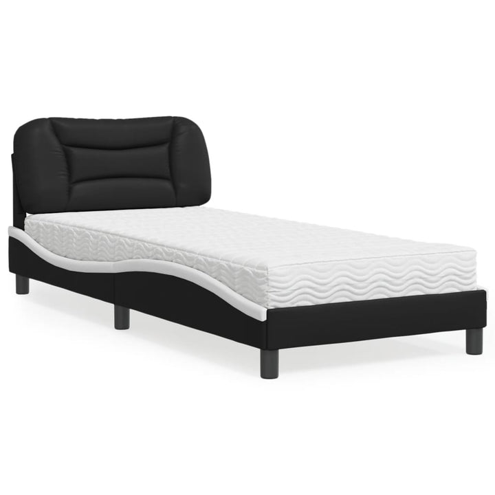Bed With Mattress &amp;quot;Hvar&amp;quot; Faux Leather