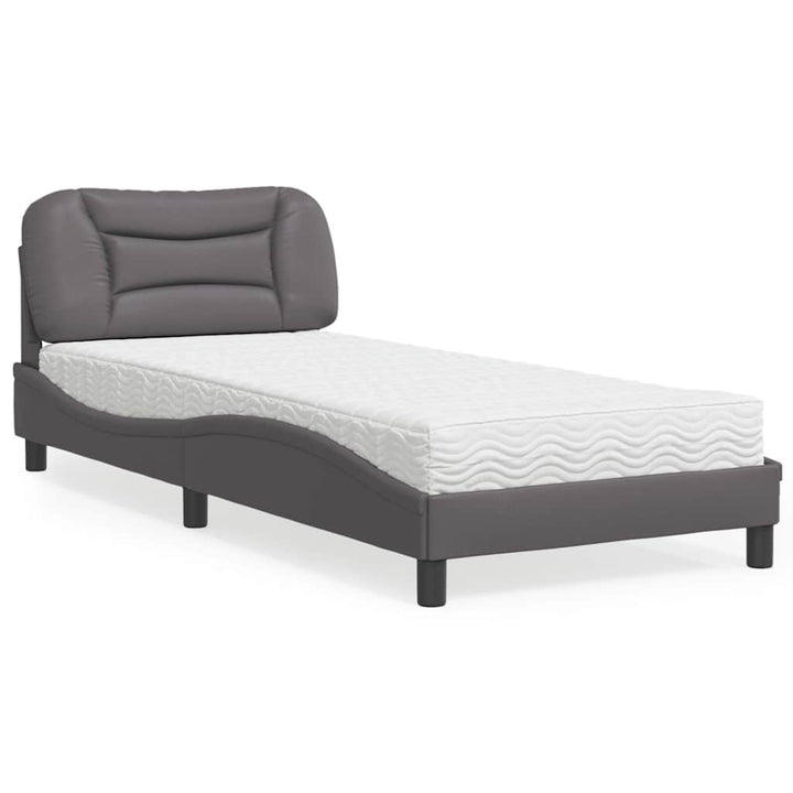 Bed With Mattress &amp;quot;Hvar&amp;quot; Faux Leather