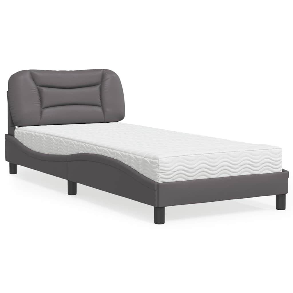 Bed With Mattress &amp;quot;Hvar&amp;quot; Faux Leather