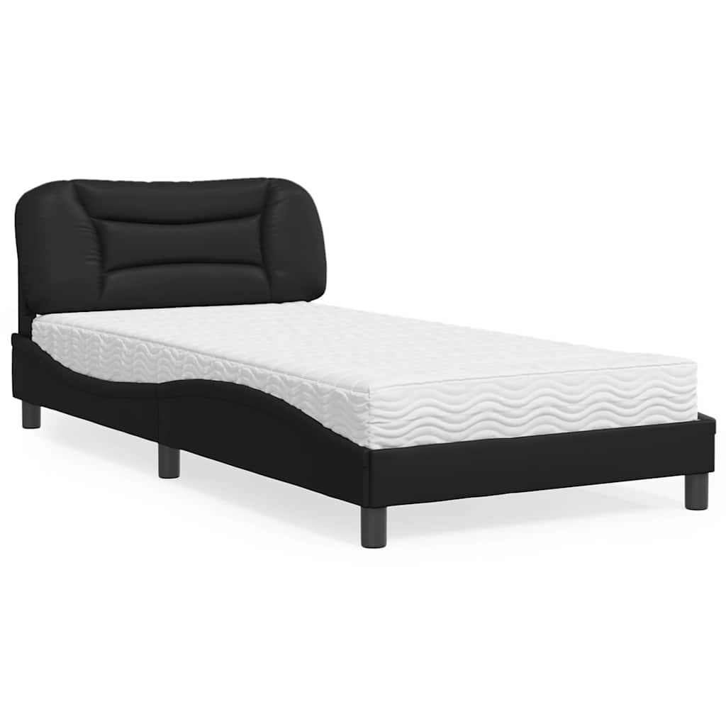 Bed With Mattress &amp;quot;Hvar&amp;quot; Faux Leather