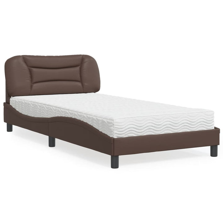 Bed With Mattress &amp;quot;Hvar&amp;quot; Faux Leather