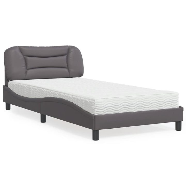 Bed With Mattress &amp;quot;Hvar&amp;quot; Faux Leather