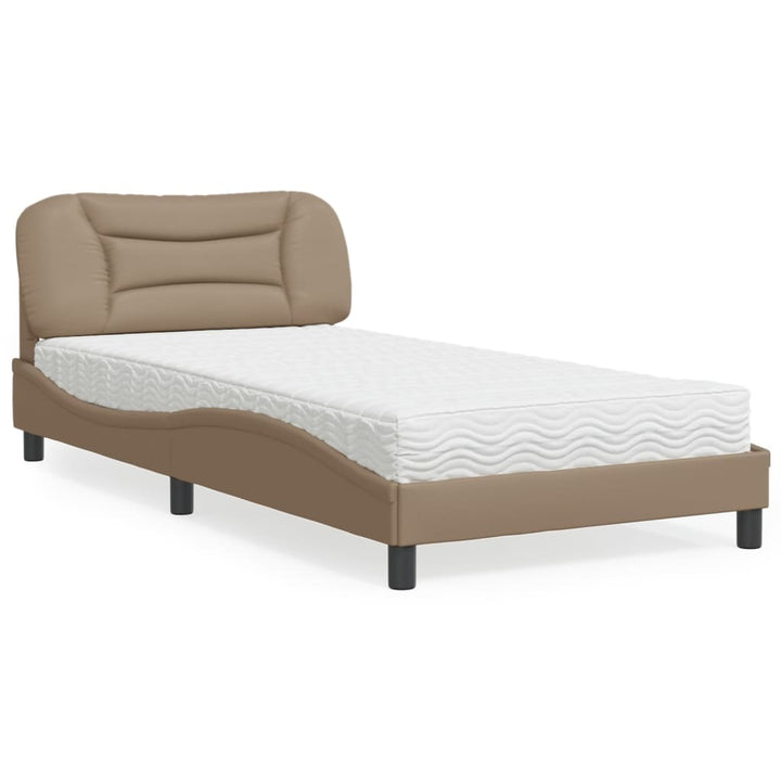 Bed With Mattress &amp;quot;Hvar&amp;quot; Faux Leather