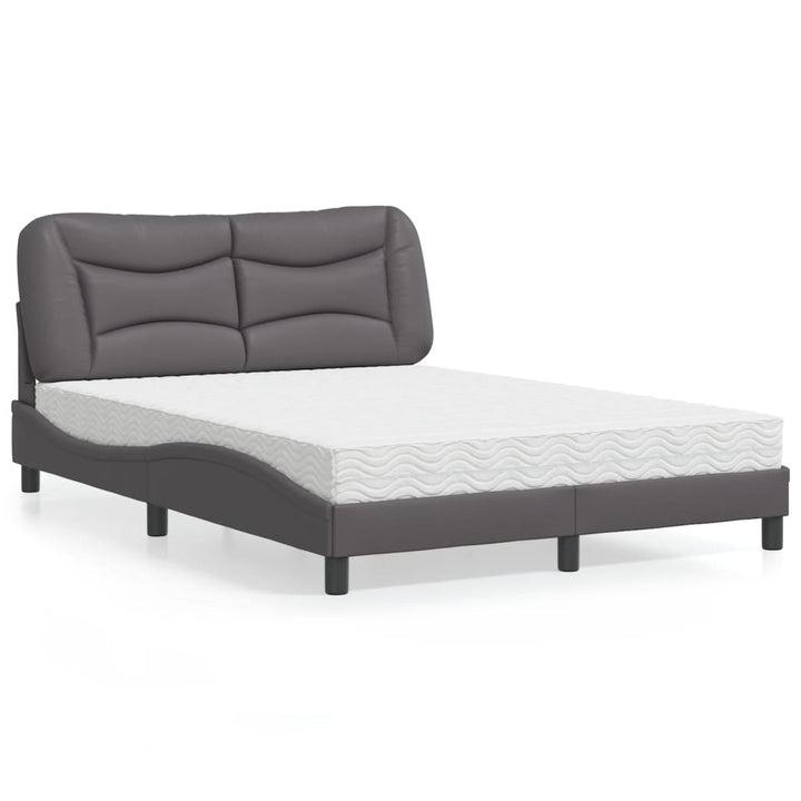 Bed With Mattress &amp;quot;Hvar&amp;quot; Faux Leather