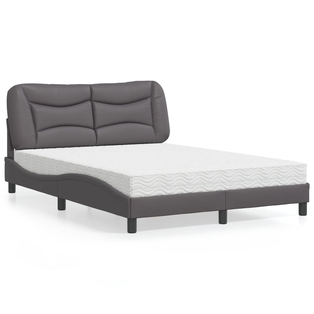 Bed With Mattress &amp;quot;Hvar&amp;quot; Faux Leather