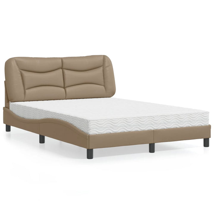 Bed With Mattress &amp;quot;Hvar&amp;quot; Faux Leather