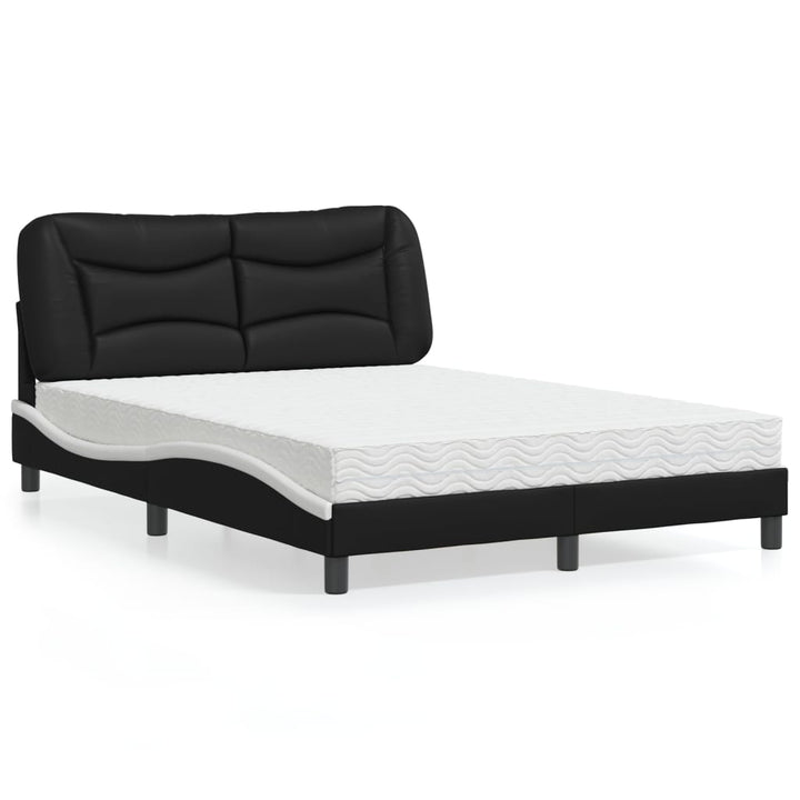 Bed With Mattress &amp;quot;Hvar&amp;quot; Faux Leather