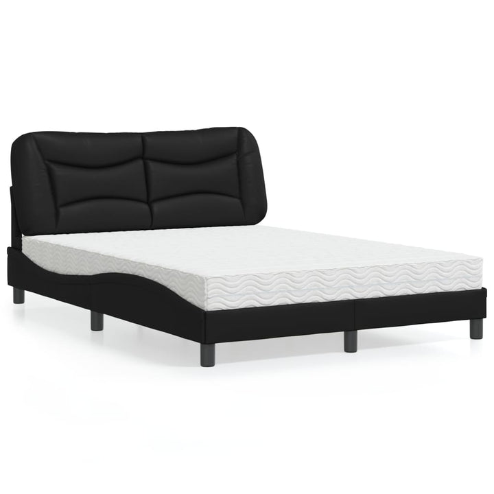 Bed With Mattress &amp;quot;Hvar&amp;quot; Faux Leather