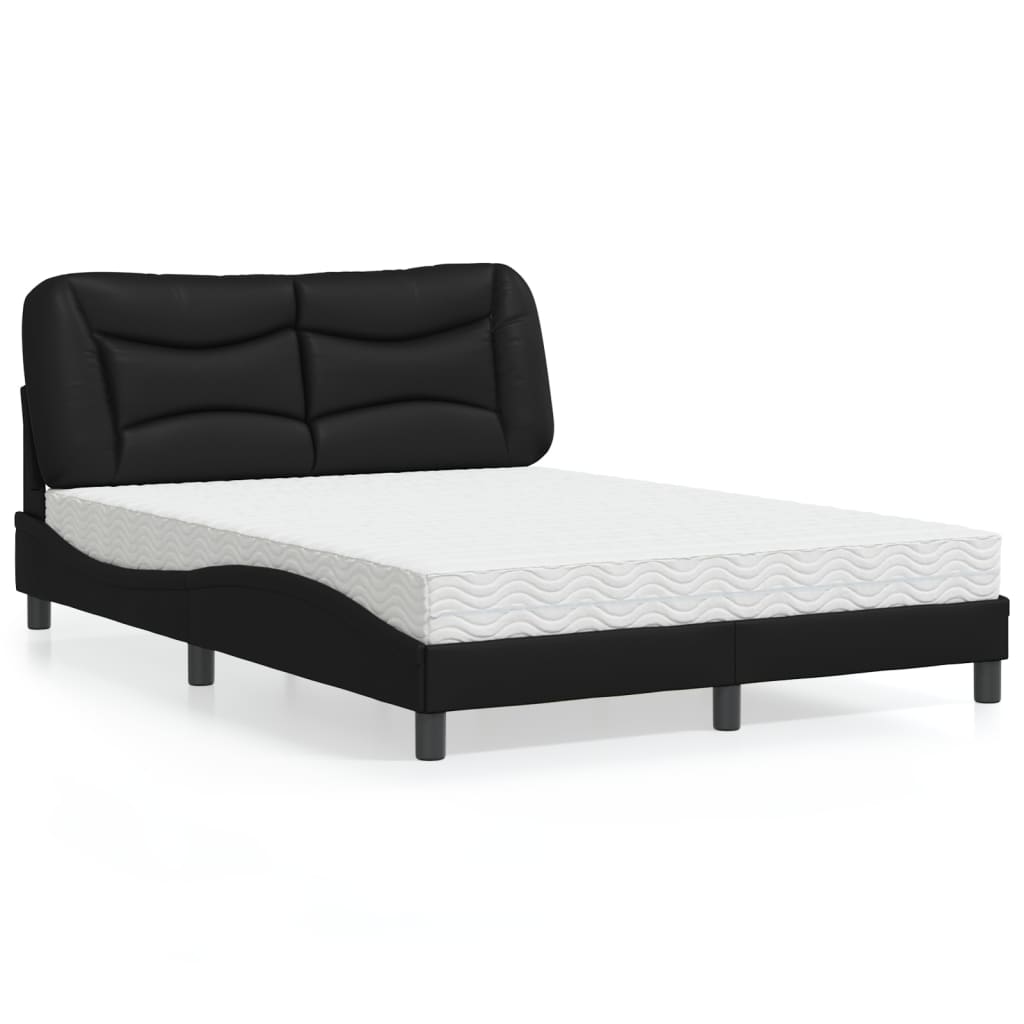 Bed With Mattress &amp;quot;Hvar&amp;quot; Faux Leather