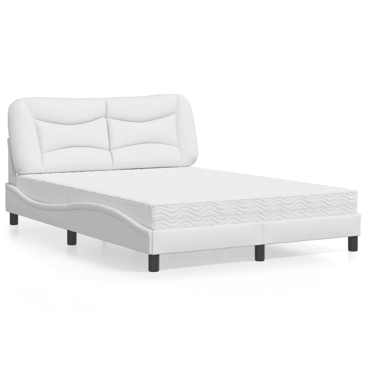 Bed With Mattress &amp;quot;Hvar&amp;quot; Faux Leather