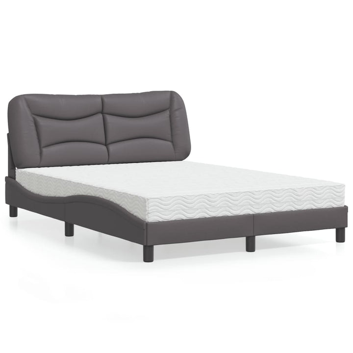 Bed With Mattress &amp;quot;Hvar&amp;quot; Faux Leather