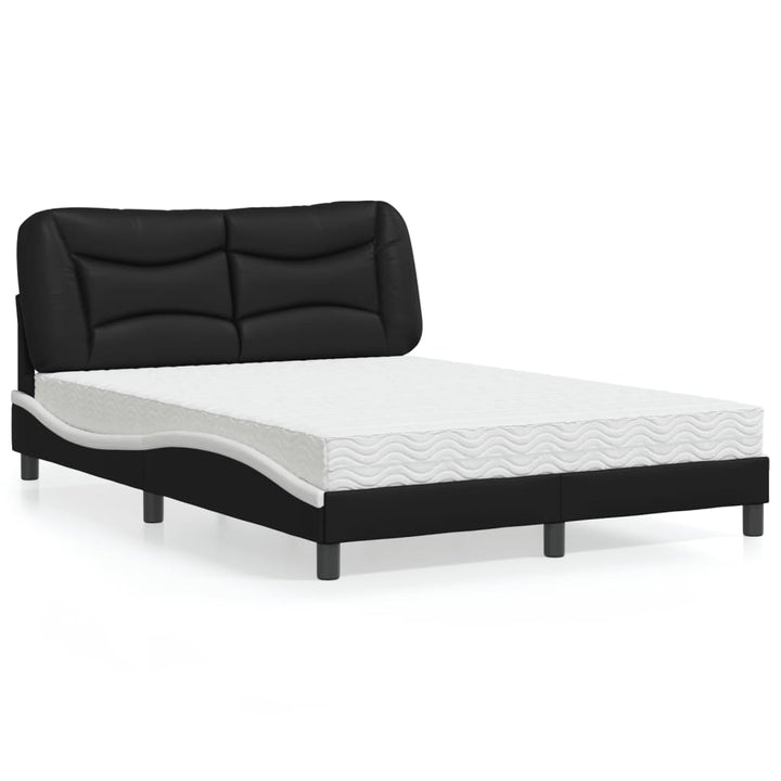 Bed With Mattress &amp;quot;Hvar&amp;quot; Faux Leather