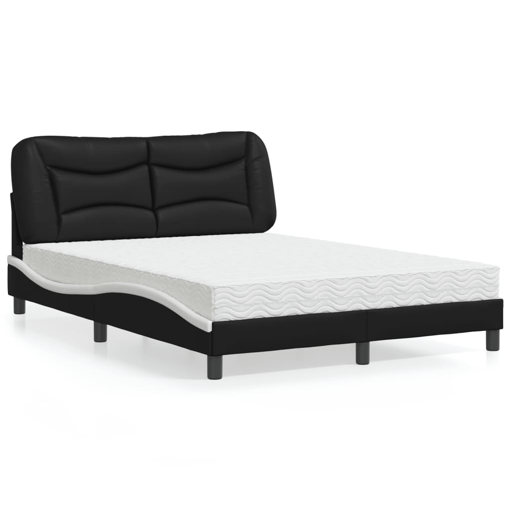 Bed With Mattress &amp;quot;Hvar&amp;quot; Faux Leather