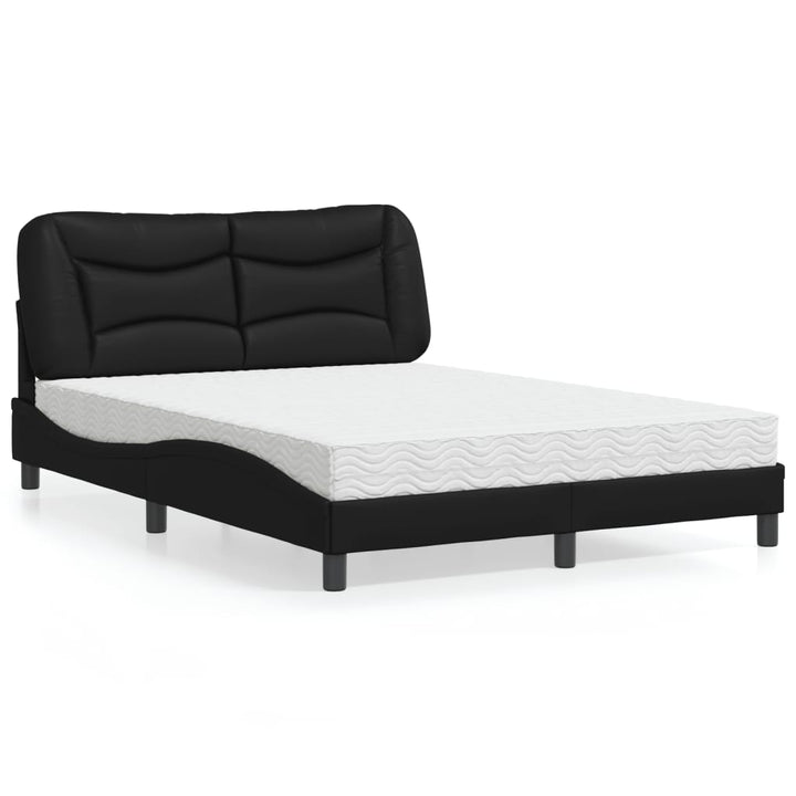Bed With Mattress &amp;quot;Hvar&amp;quot; Faux Leather