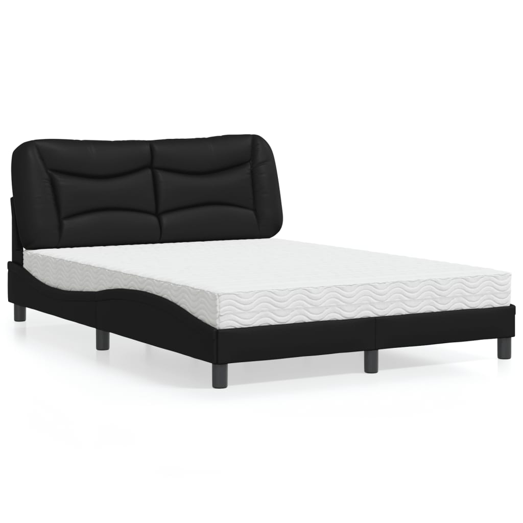 Bed With Mattress &amp;quot;Hvar&amp;quot; Faux Leather