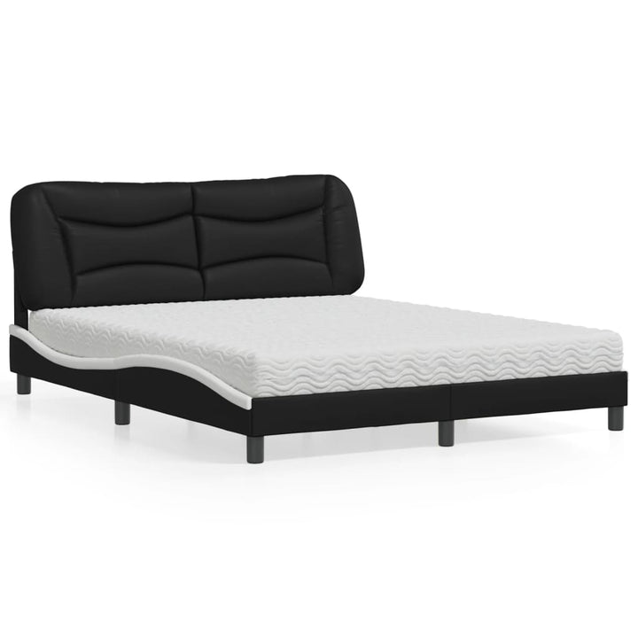 Bed With Mattress &amp;quot;Hvar&amp;quot; Faux Leather