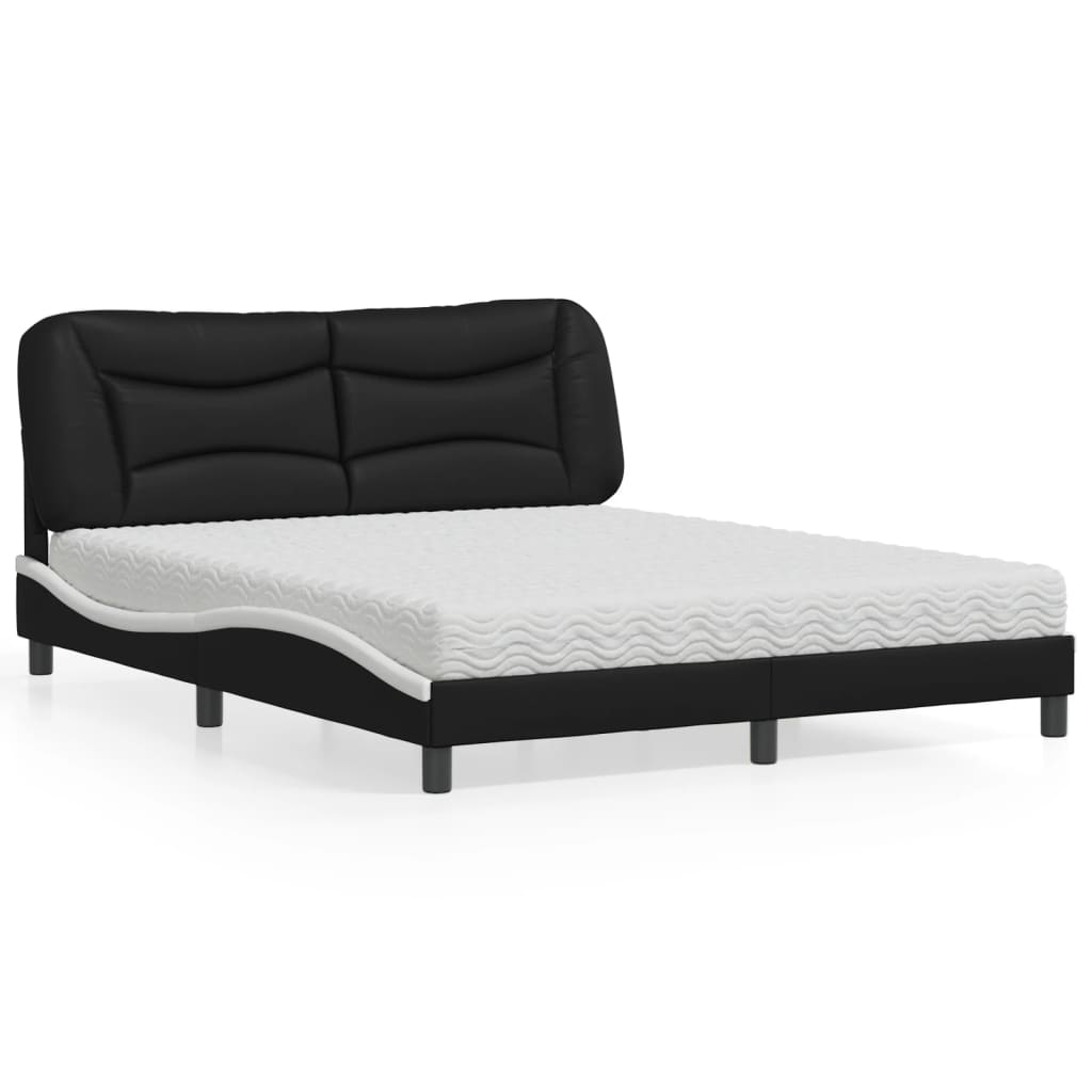 Bed With Mattress &amp;quot;Hvar&amp;quot; Faux Leather