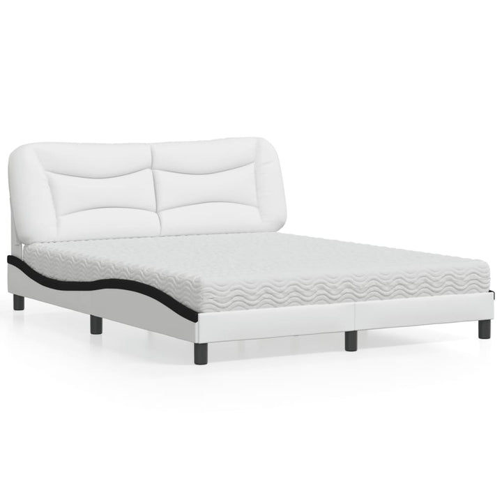 Bed With Mattress &amp;quot;Hvar&amp;quot; Faux Leather