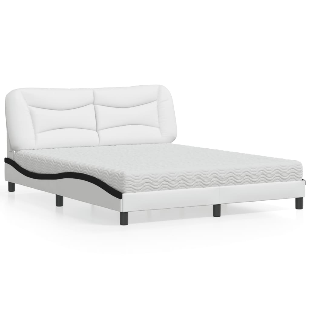 Bed With Mattress &amp;quot;Hvar&amp;quot; Faux Leather