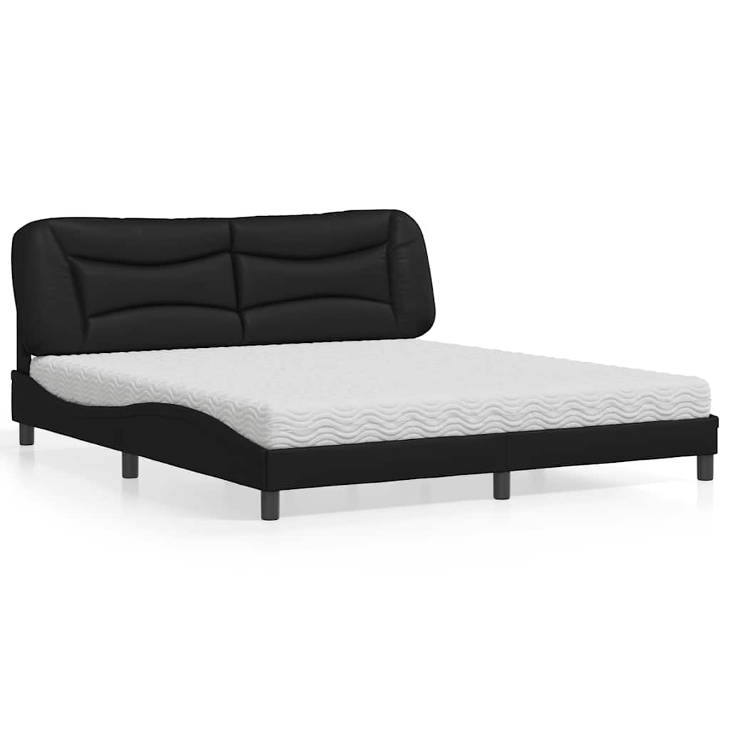Bed With Mattress &amp;quot;Hvar&amp;quot; Faux Leather