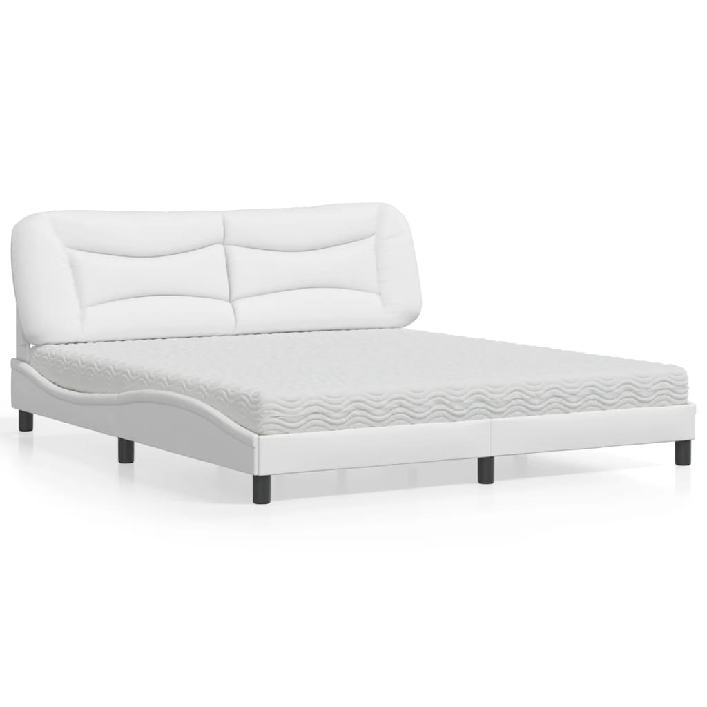 Bed With Mattress &amp;quot;Hvar&amp;quot; Faux Leather
