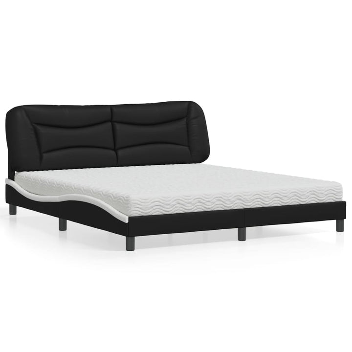 Bed With Mattress &amp;quot;Hvar&amp;quot; Faux Leather