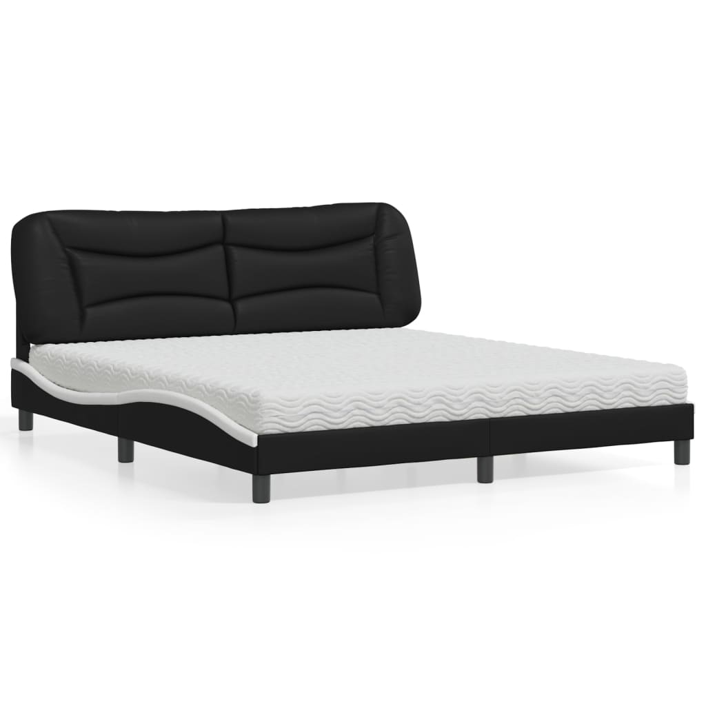 Bed With Mattress &amp;quot;Hvar&amp;quot; Faux Leather