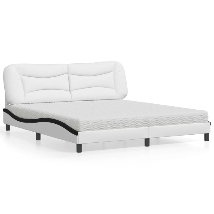 Bed With Mattress &amp;quot;Hvar&amp;quot; Faux Leather