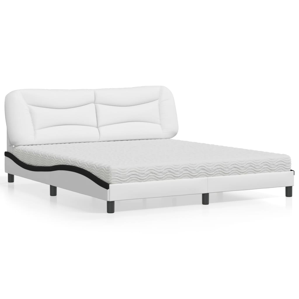 Bed With Mattress &amp;quot;Hvar&amp;quot; Faux Leather