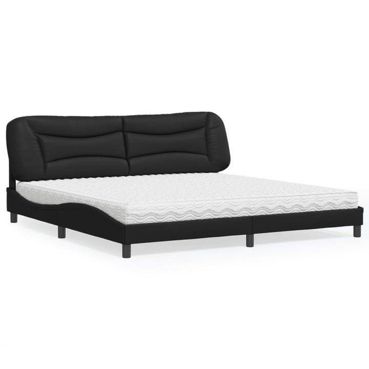 Bed With Mattress &amp;quot;Hvar&amp;quot; Faux Leather