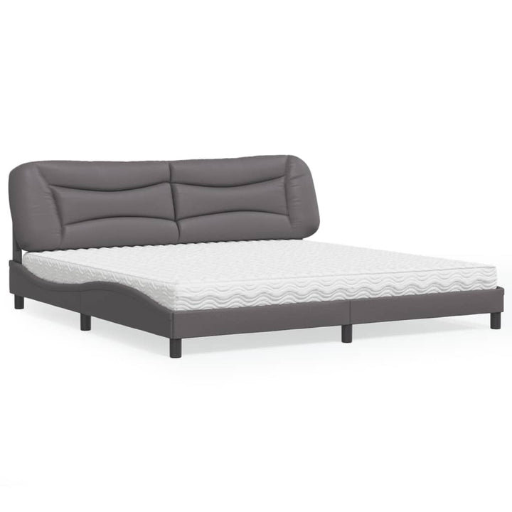 Bed With Mattress &amp;quot;Hvar&amp;quot; Faux Leather
