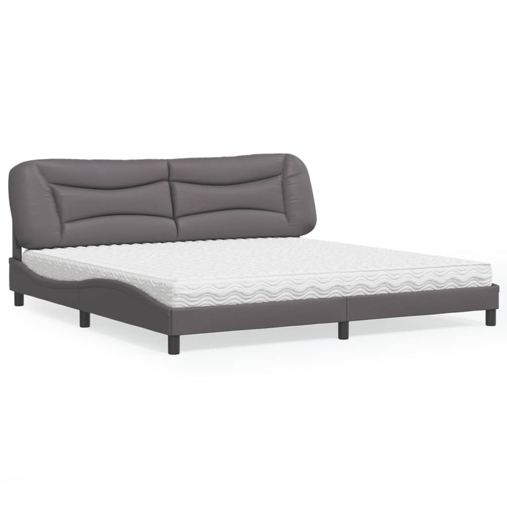 Bed With Mattress &amp;quot;Hvar&amp;quot; Faux Leather