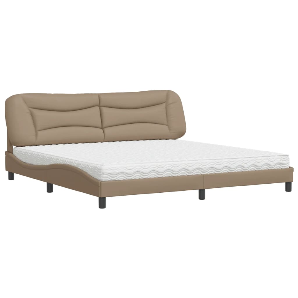 Bed With Mattress "Hvar" Faux Leather
