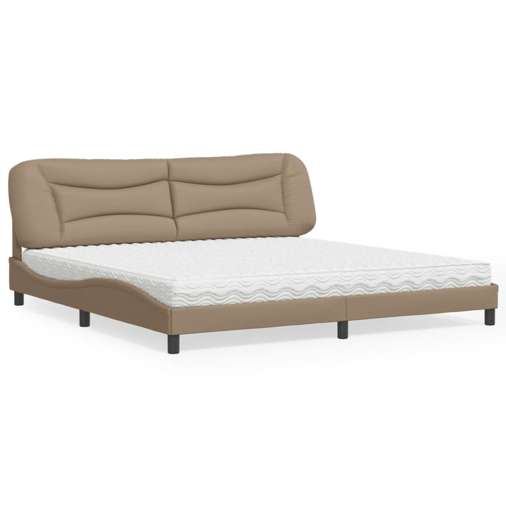 Bed With Mattress &amp;quot;Hvar&amp;quot; Faux Leather