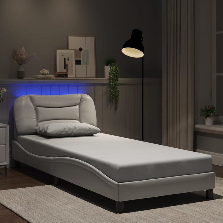 Bed Frame With Led Without Mattress &amp;quot;Hvar&amp;quot;