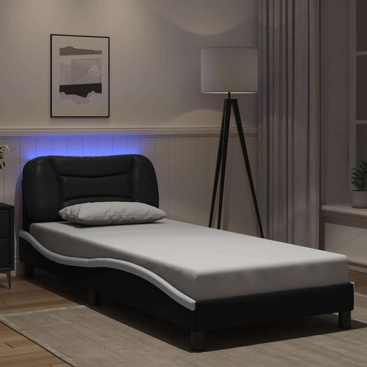 Bed Frame With Led Without Mattress &amp;quot;Hvar&amp;quot;